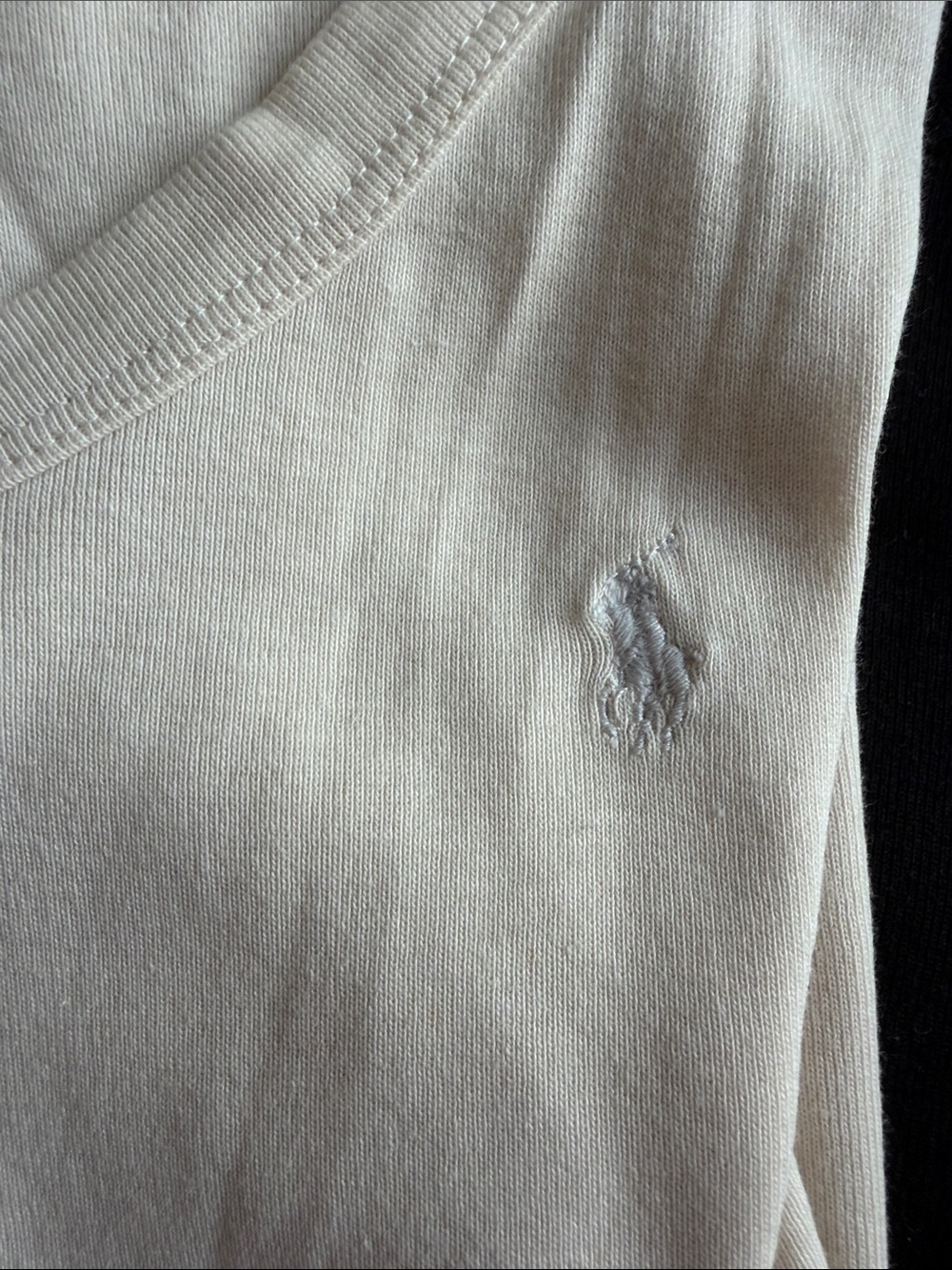 3RalphLaurenSportCreamNWTBlack&BrownEUC💯SoftCottonEmbroideredPony3/4 Sleeves M - Picture 5 of 10